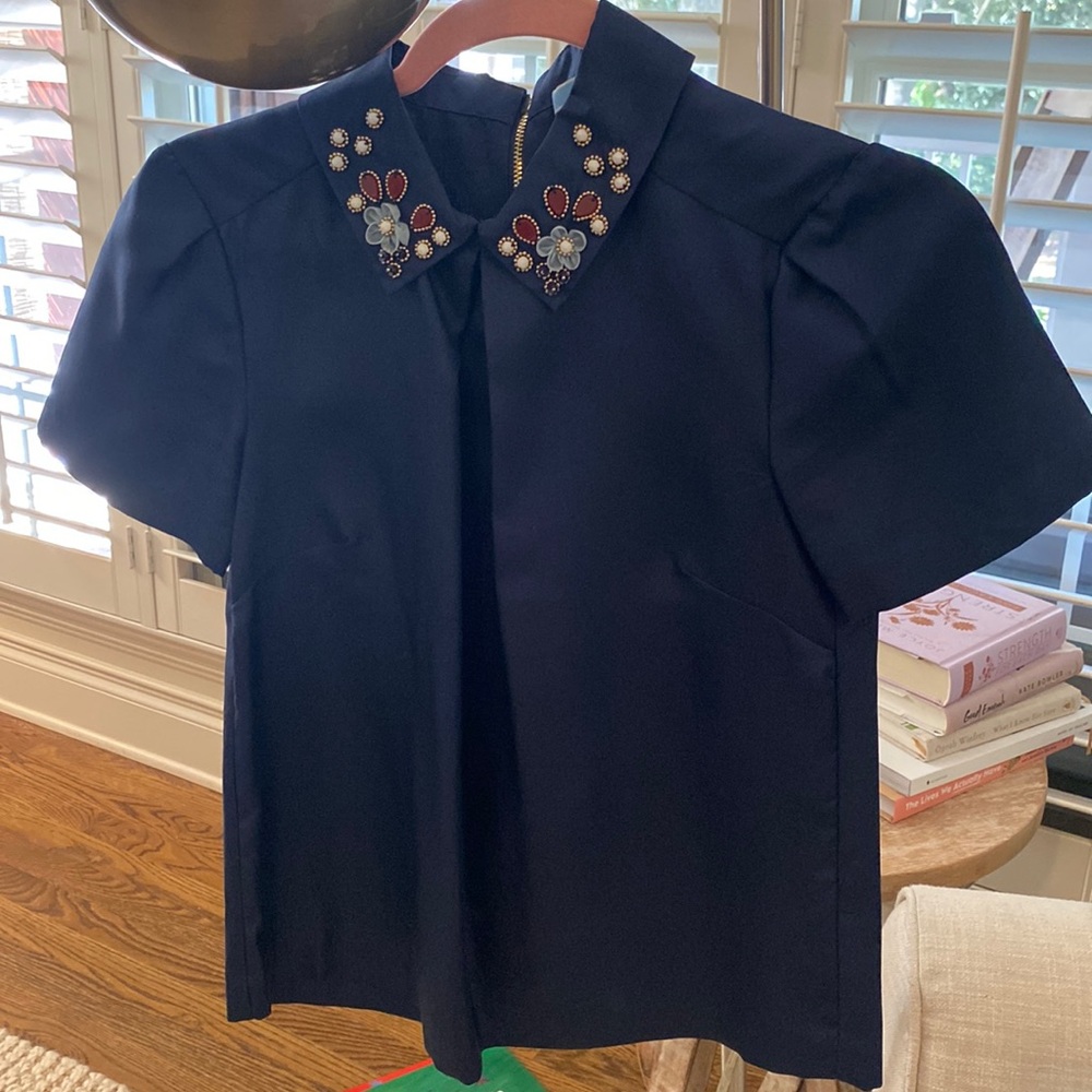 Draper James Silk Blouse, size 0